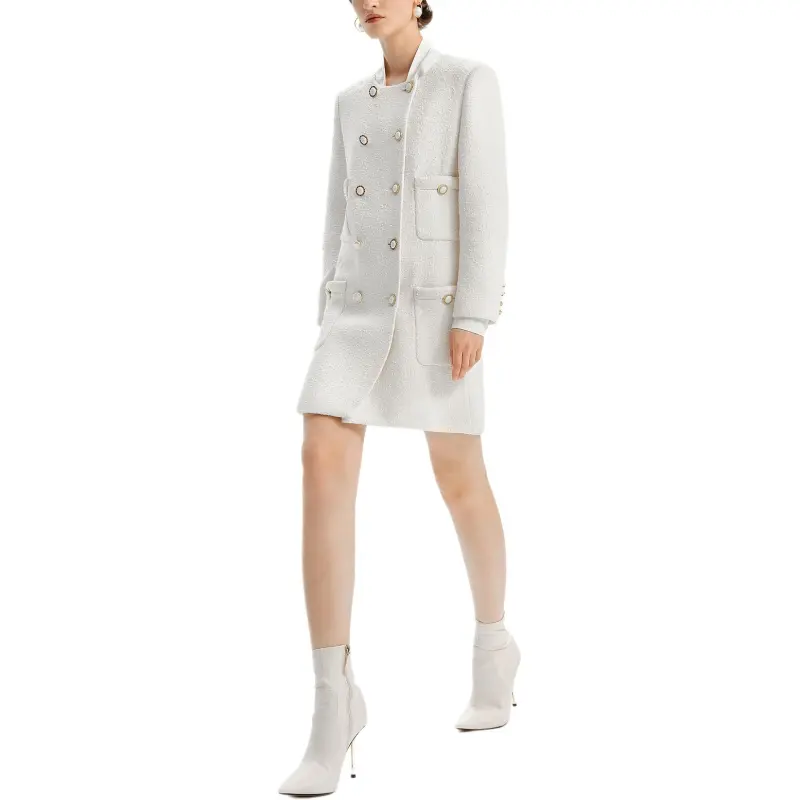 KARL LAGERFELD FW24 Coats Women's White-4