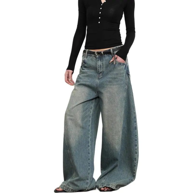 HAPPY PARTY Jeans Unisex Blue-3