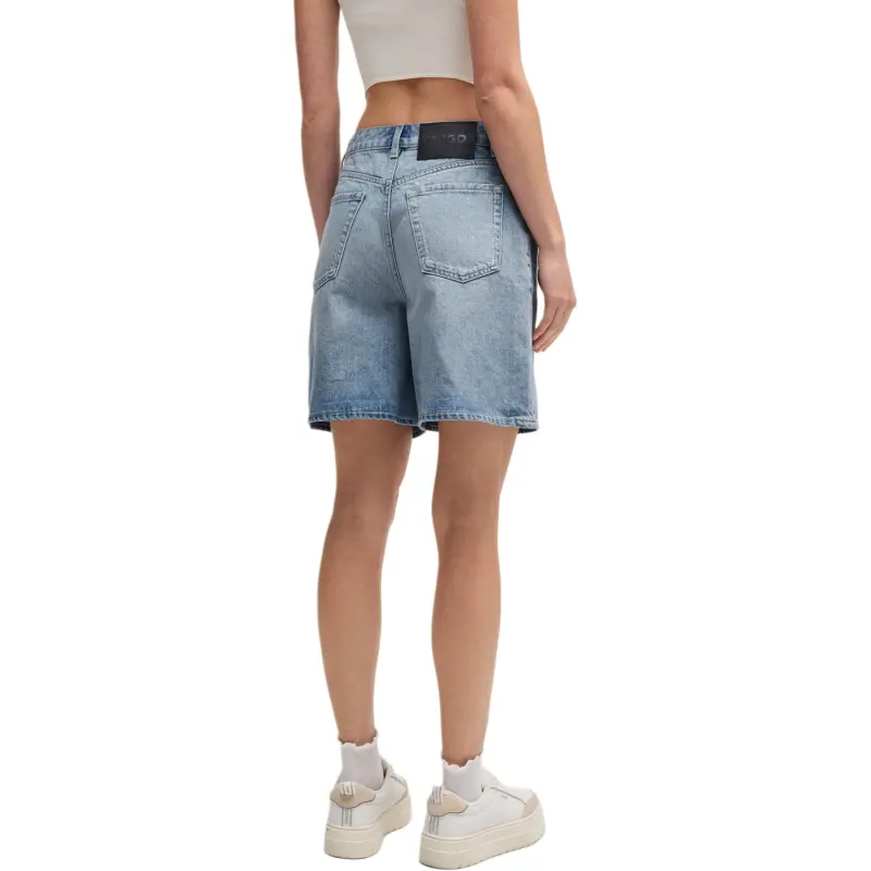 HUGO BOSS Denim Shorts Women's Blue-3