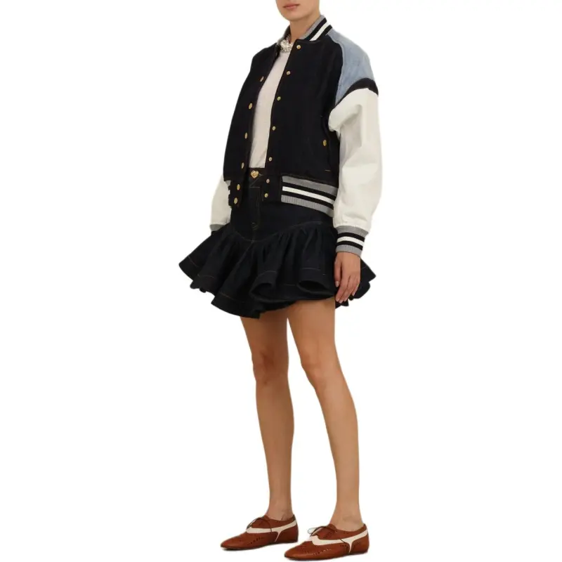Zimmermann SS25 Denim Jacket Women's Night Sky Color-4