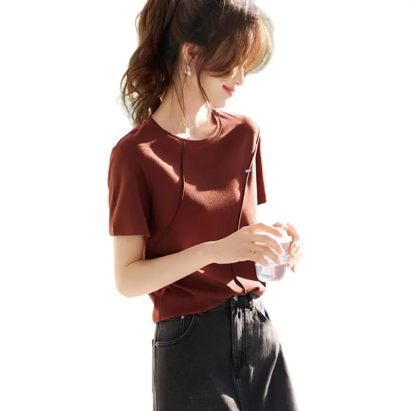 Mo Han Yi Mei T Shirt Women's Red-4