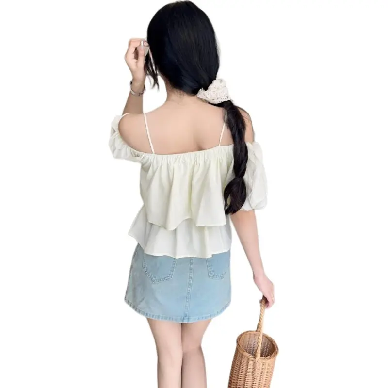 Flowers in water Shirts Women's Apricot-1