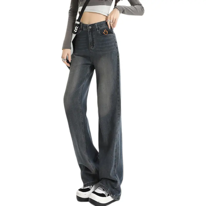 Weixi Jeans Women's Cement Blue-0