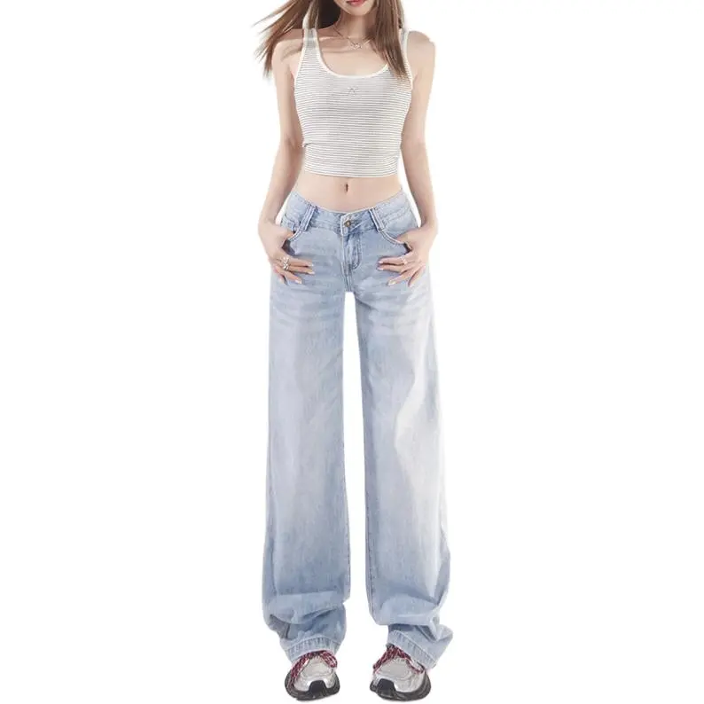 Kazakhstan Jeans Women's Light Blue-5