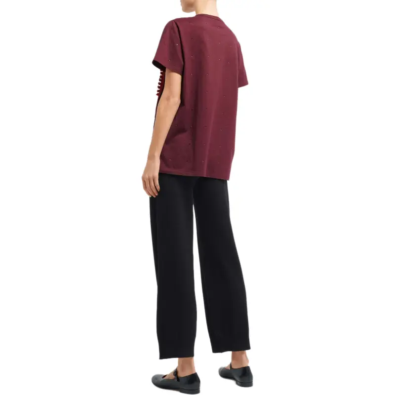 Barrie Logo embroidered Embellished T shirt-3