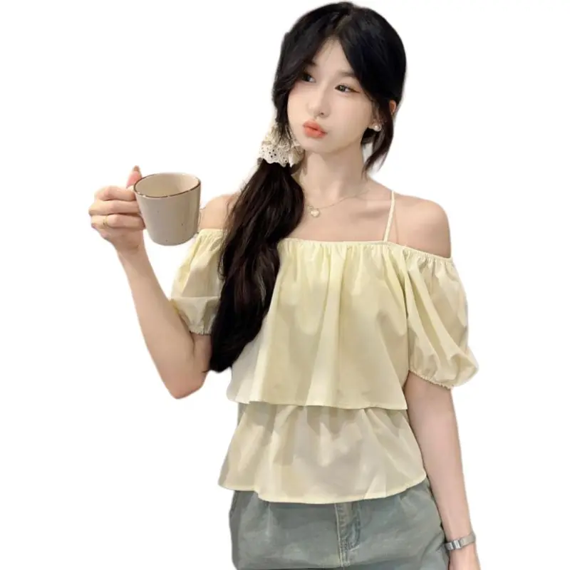 Flowers in water Shirts Women's Apricot-2