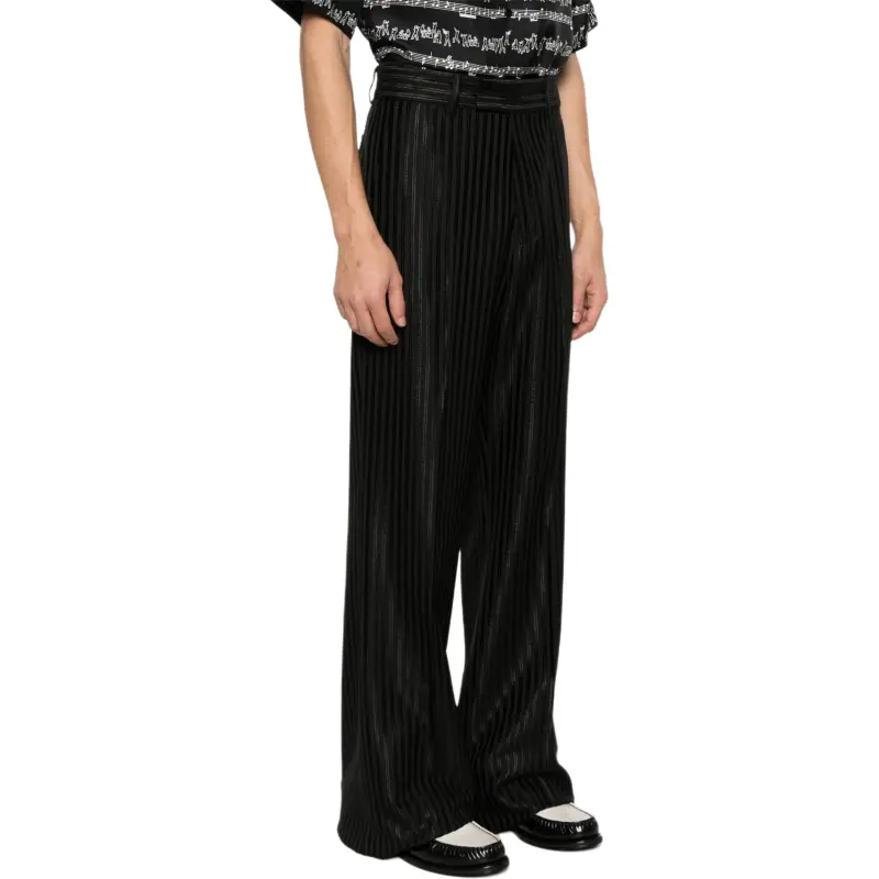 AMIRI Striped Creased Flare-3