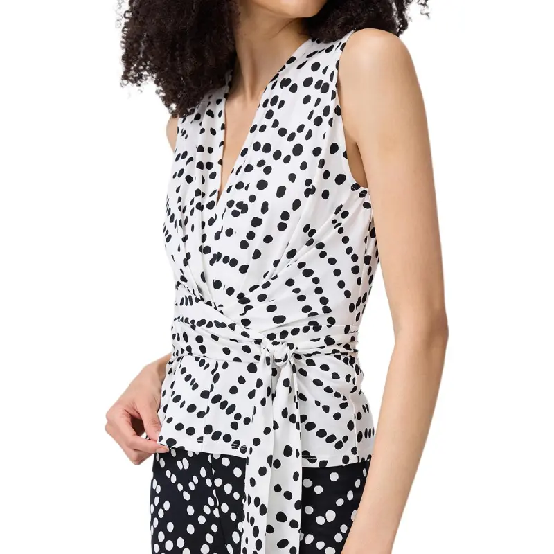 Diane Von Furstenberg FW25 Shirt Women's Black White-4