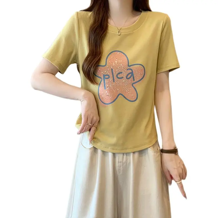 Mu Xiao Xin Set in Sleeve T Shirt Women's-2