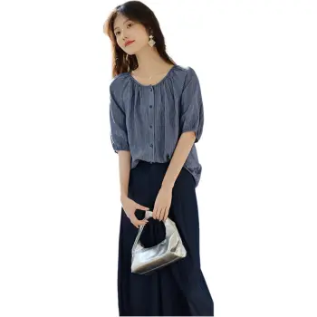XWI Shirt Women's Dark Blue Fried Color