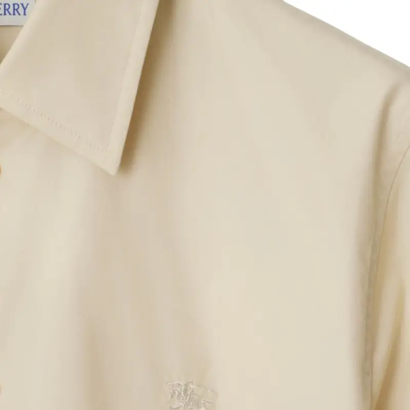 Burberry Logo embroidered Shirt-4