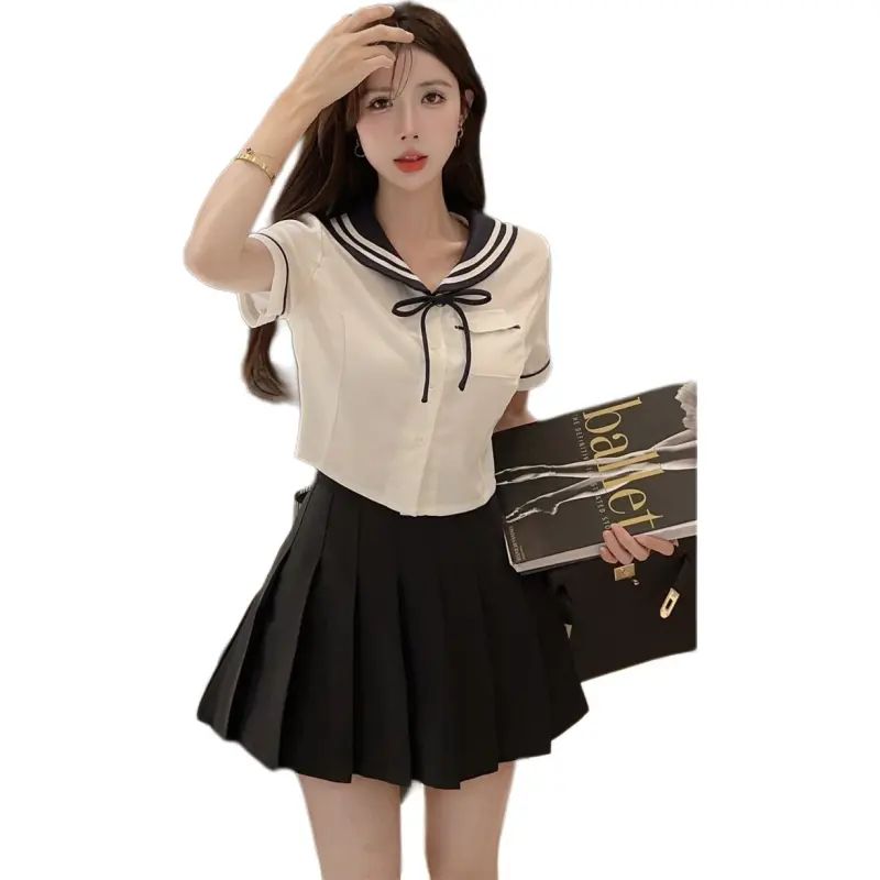 Mu Xiao Xin Two Piece Skirt Sets Women's-1