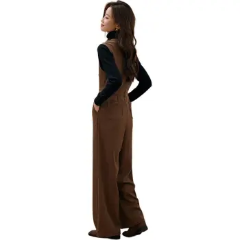 Mo Han Yi Mei Jumpsuit Women's Coffee