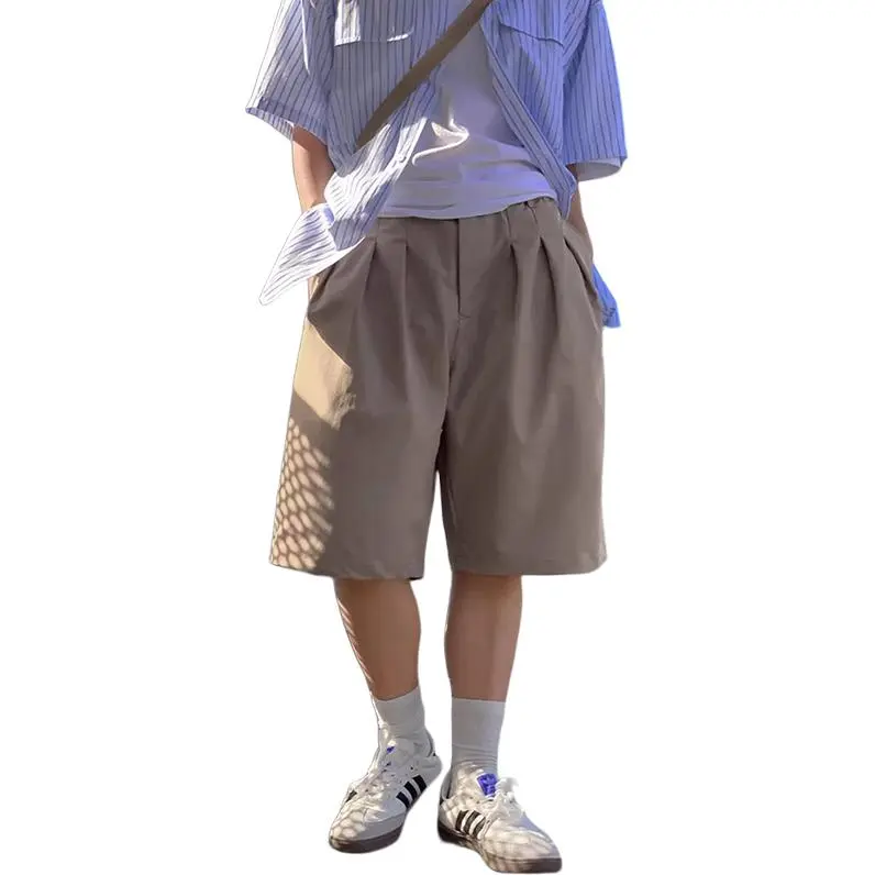 CORNILOT Casual Shorts Unisex Gray-2