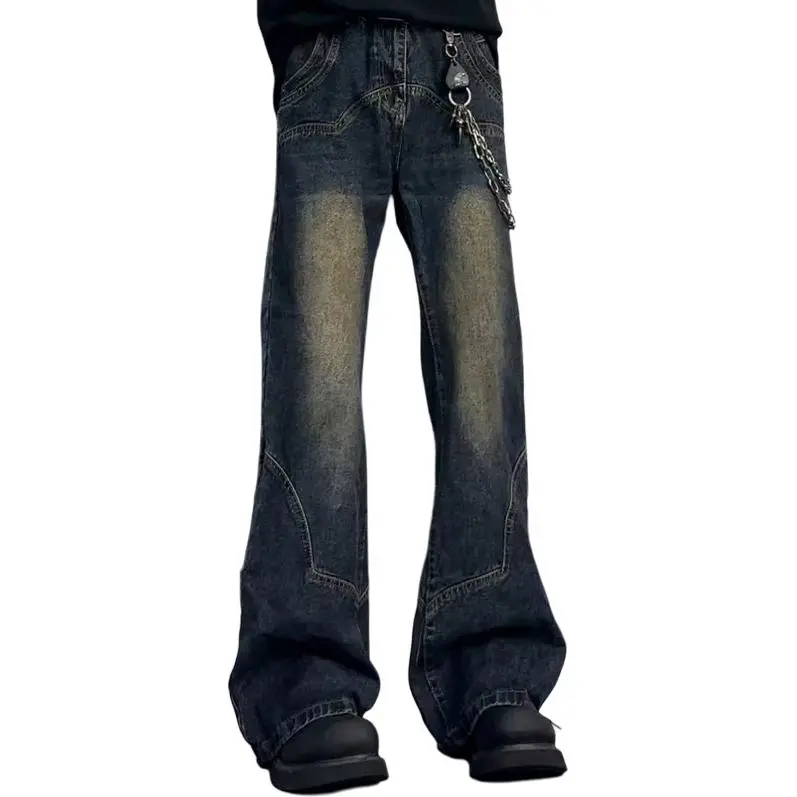 YICHEN Jeans Unisex Vintage[A Shaped Slim Bootcut]-2