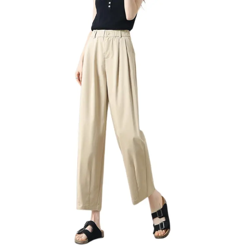 Weixi Casual Pants Women's Light Khaki-5