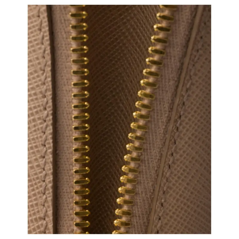 PRADA Calfskin One Shoulder Handbag Mini Women's Beige-4