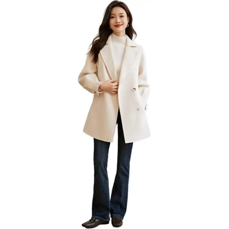 Mo Han Yi Mei Coat Women's Ecru-2