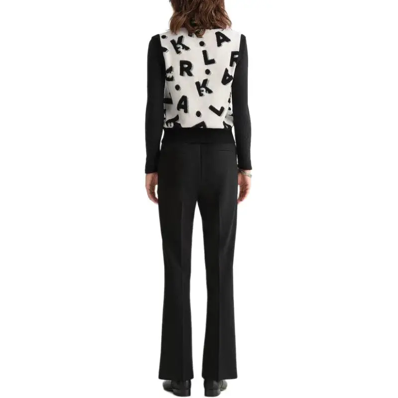 KARL LAGERFELD FW23 Tank Top Women's Black White-2