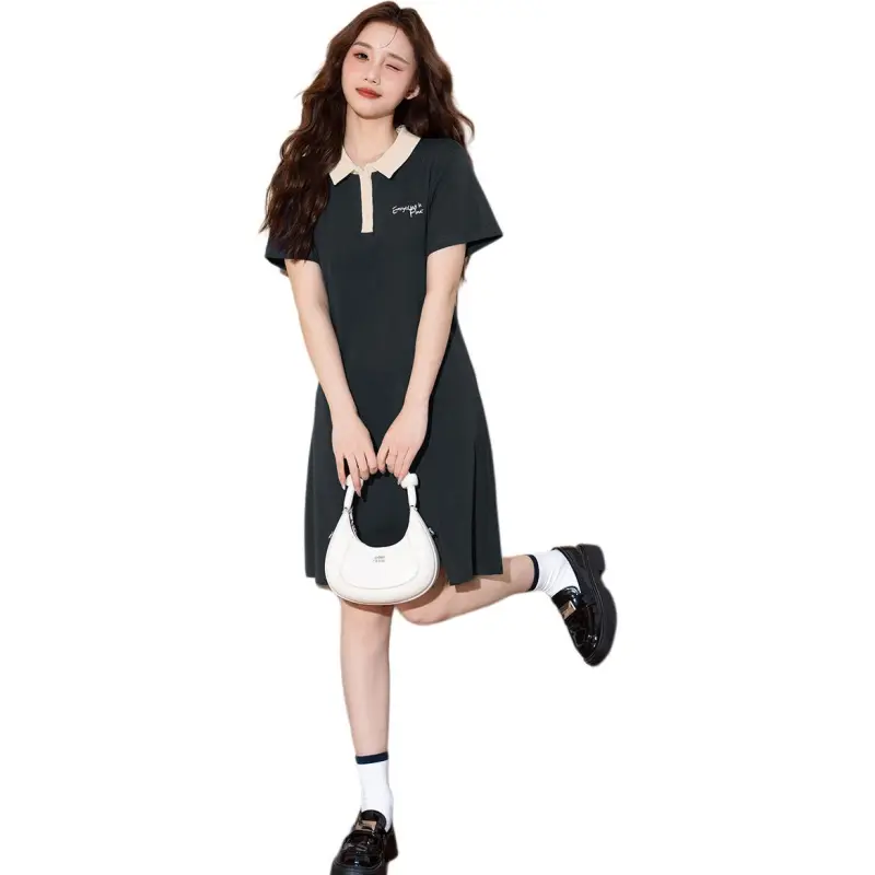 Tonlion Short Sleeved Dress Women's-2