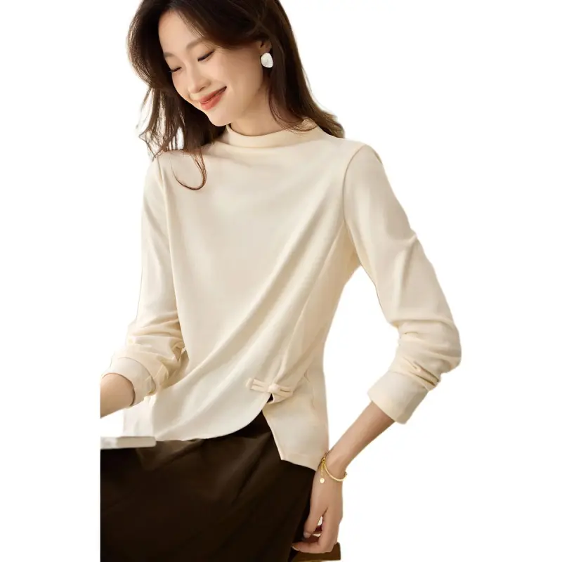Mo Han Yi Mei Knitwear Women's Ecru-1