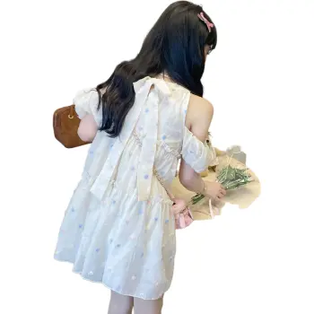 The Temptation Of The Muse Short Sleeved Dress Women's Apricot