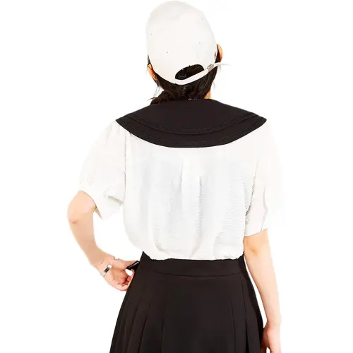 MUGUOGUOMU T Shirt Women's Ecru