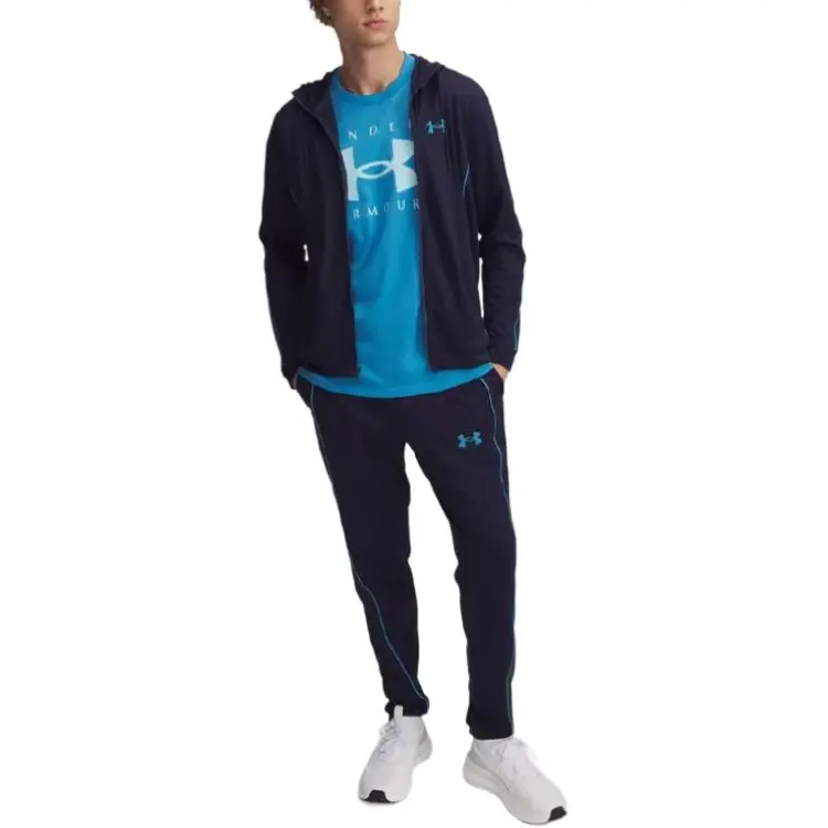 Under Armour Tracksuit Casual Sportswear Men's Navy Blue-2