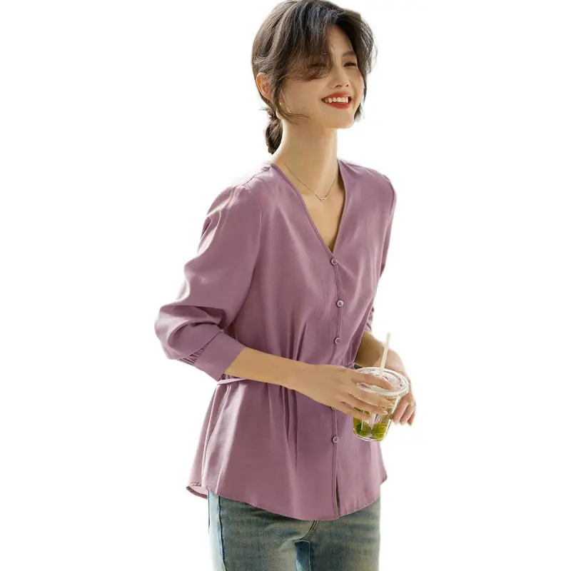 XWI Shirts Women's Pink Purple-2