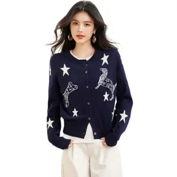 La Chapelle Knitwear Women's Navy Blue