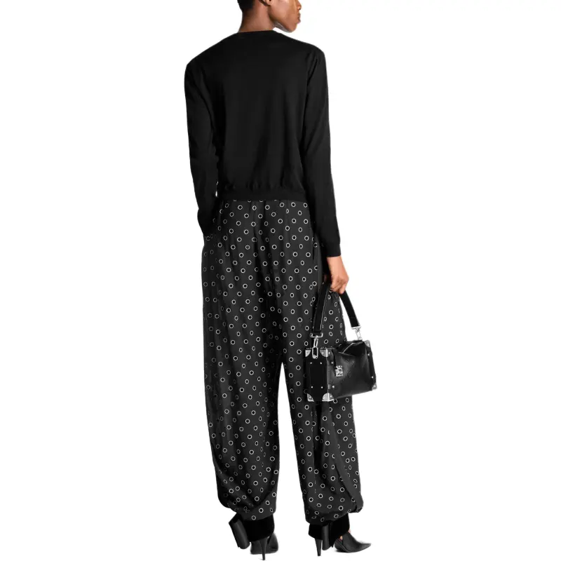 LOUIS VUITTON Rhinestone Button Cardigan-2