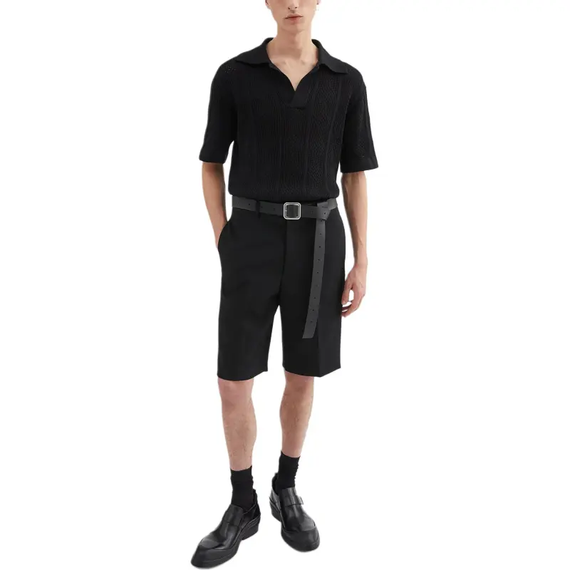 JIL SANDER Knitted Polo Shirt-2