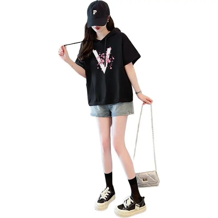 GOSO Drop Shoulder Sleeve T Shirt Women's-8