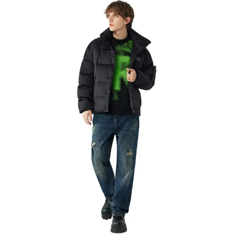 JOHN RICHMOND FW24 Down Jacket Men's Black-2
