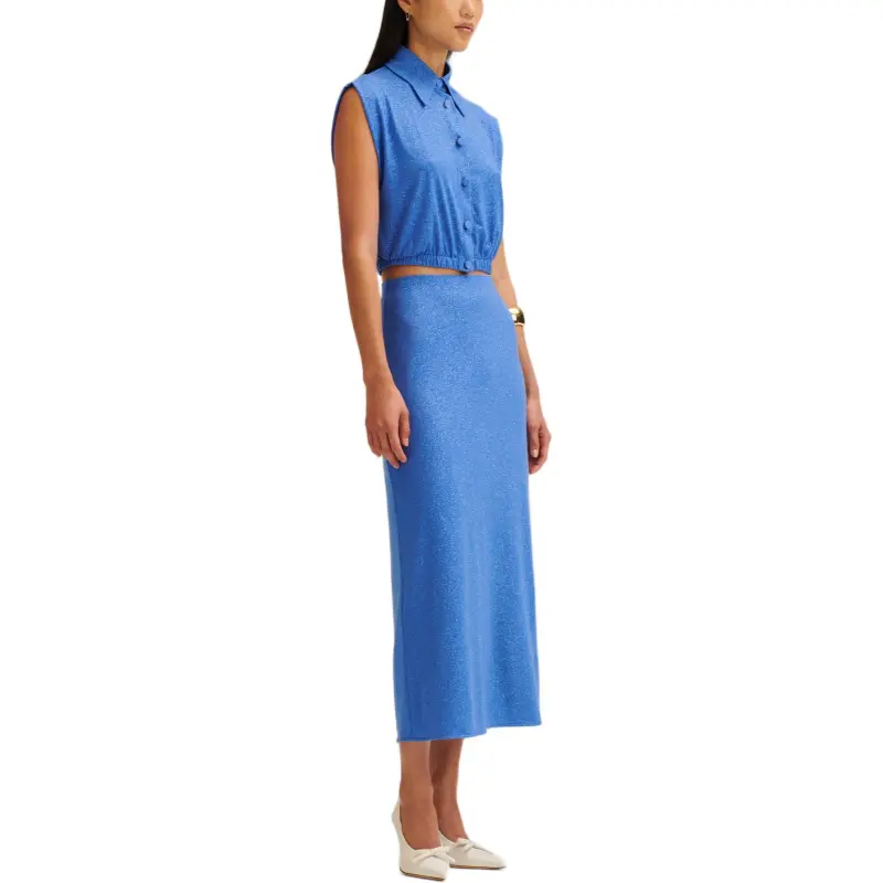 SCANLAN THEODORE Tinsel Crop Shirt Women's-3