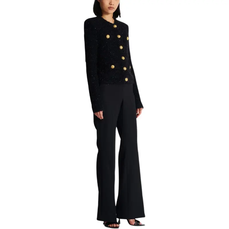 BALMAIN Button fastening Tweed Jacket-5