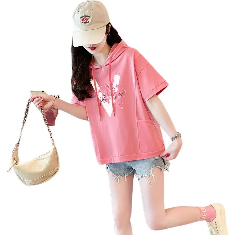 GOSO Drop Shoulder Sleeve T Shirt Women's-15