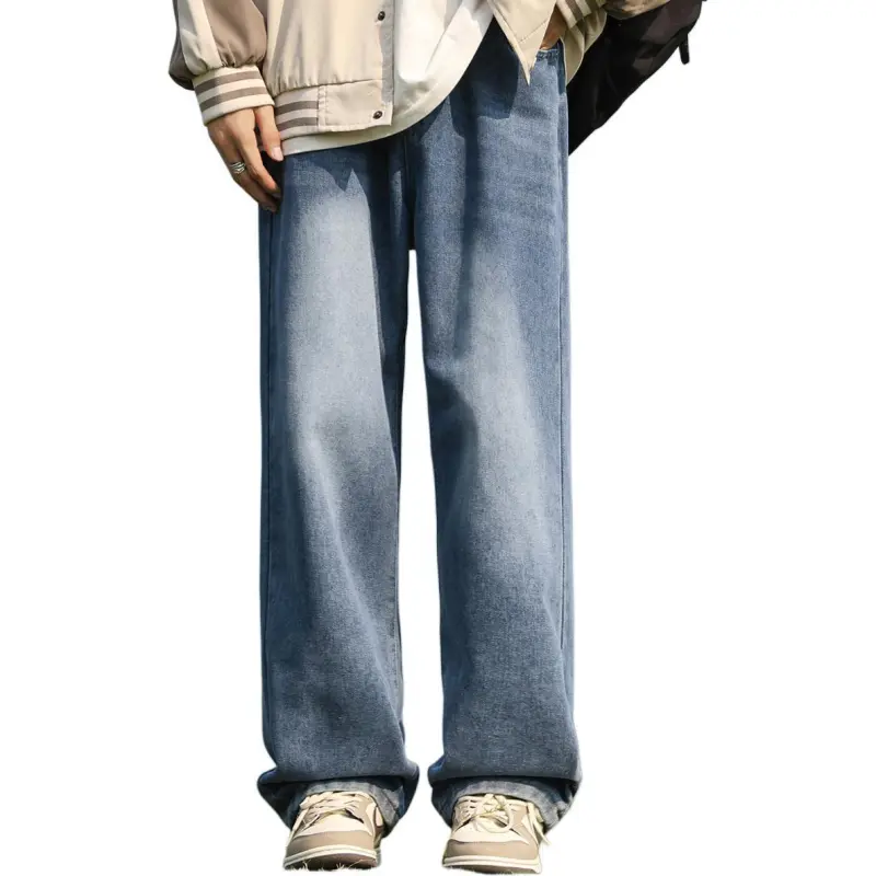 AMBER LIGHT Jeans Unisex Washed Blue-3
