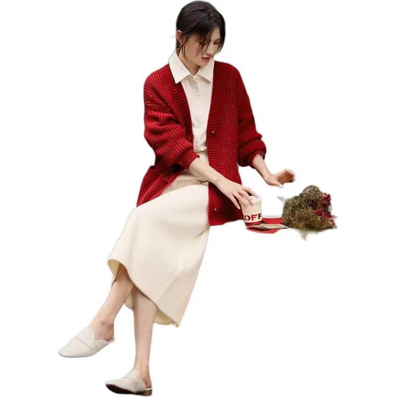 XWI Knitwear Women's Red-3