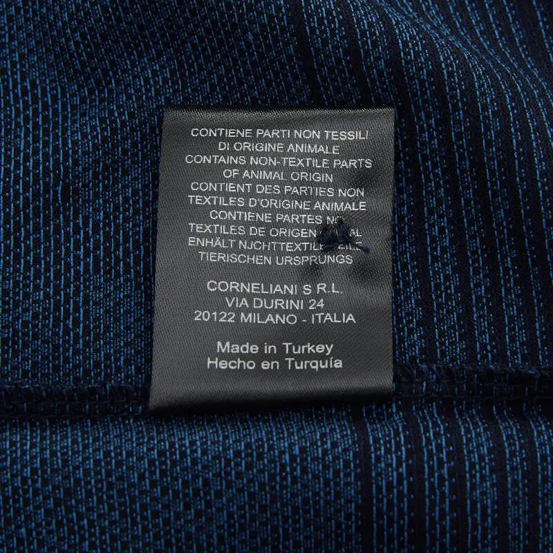 CORNELIANI Polo Shirt Men's Blue Gray-5