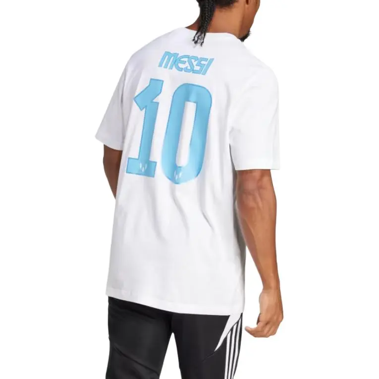 Adidas Messi FW24 T-Shirt Men's White-3