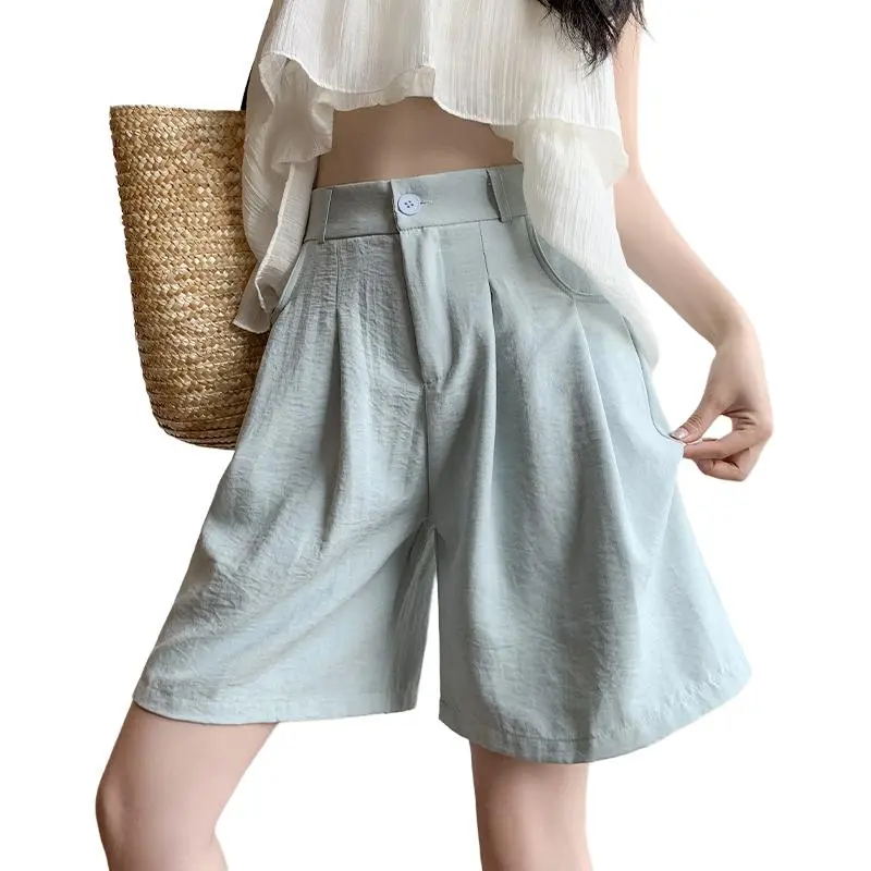 Mu Xiao Xin Denim Shorts Women's-16