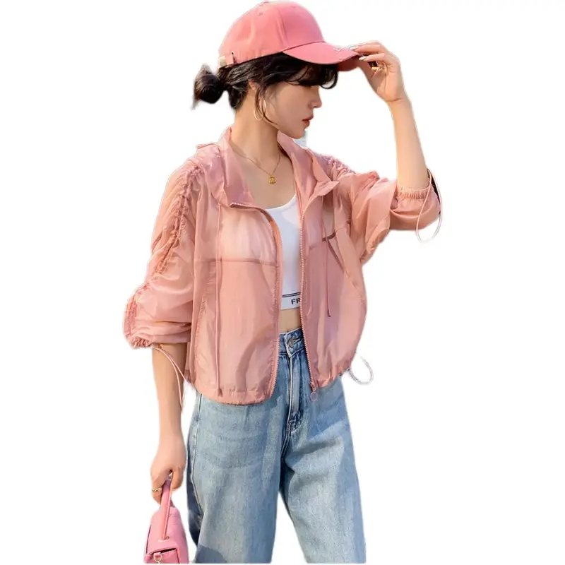 Mu Xiao Xin Cropped Coat Women's-7