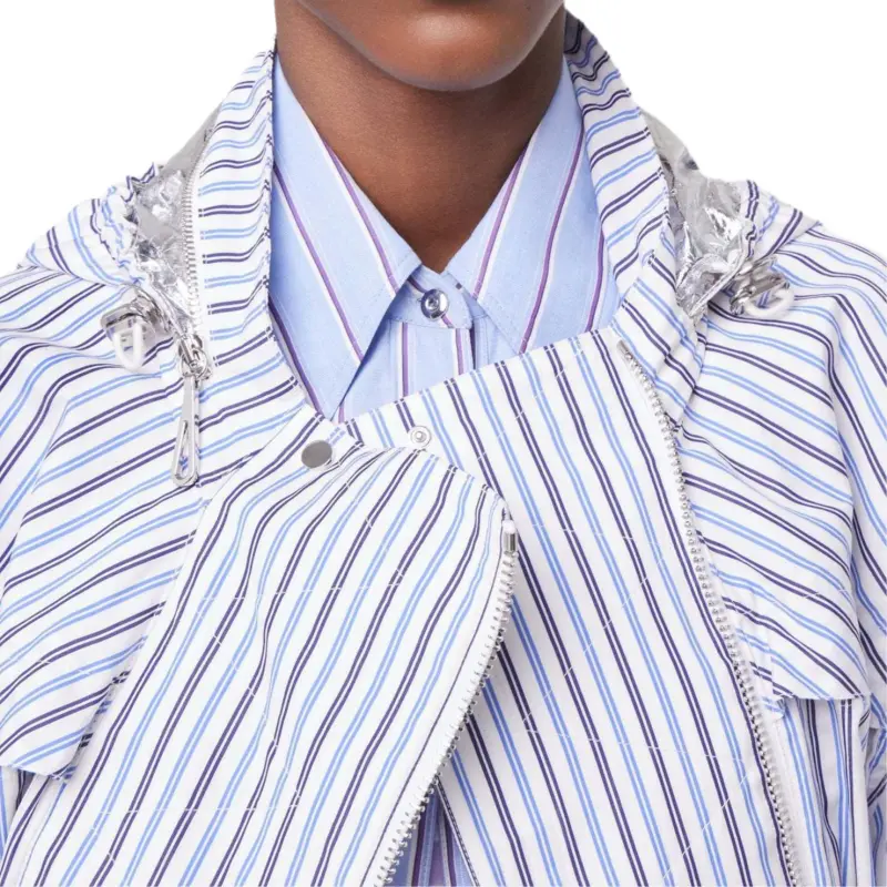 Paco Rabanne Striped Hooded Jacket-8