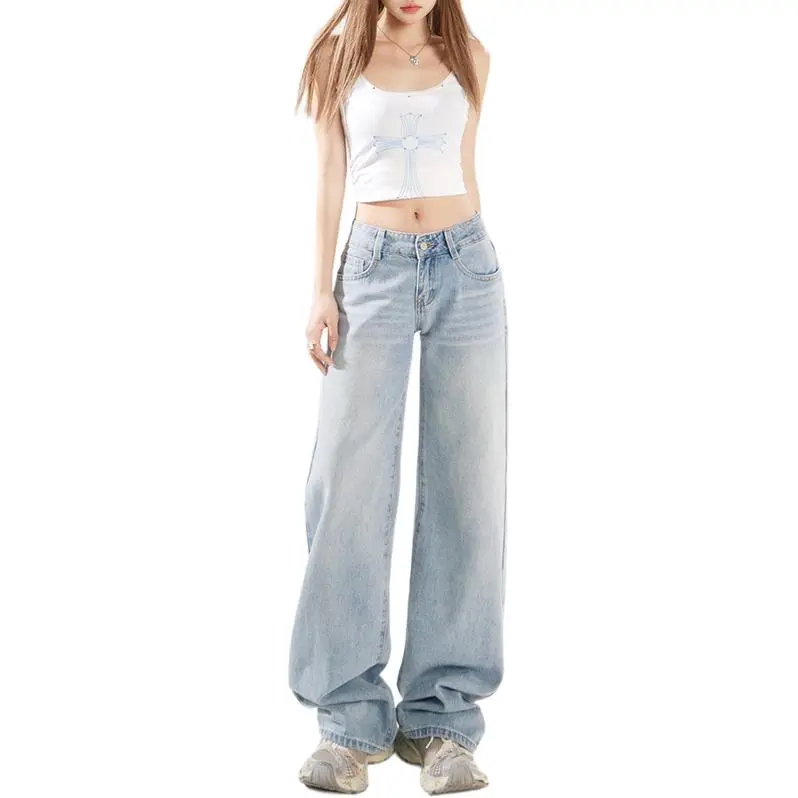 Kazakhstan Jeans Women's Light Blue-3