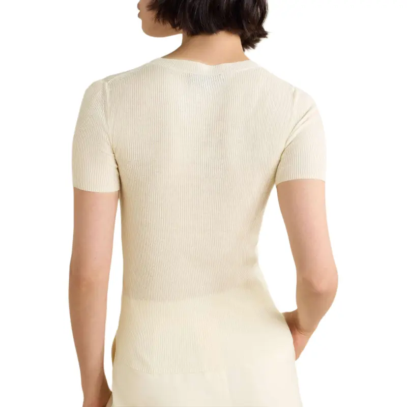 NILI LOTAN T Shirt Women's Ivory White-3