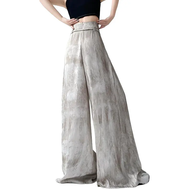 Flowers In Water Casual Pants Women's-3