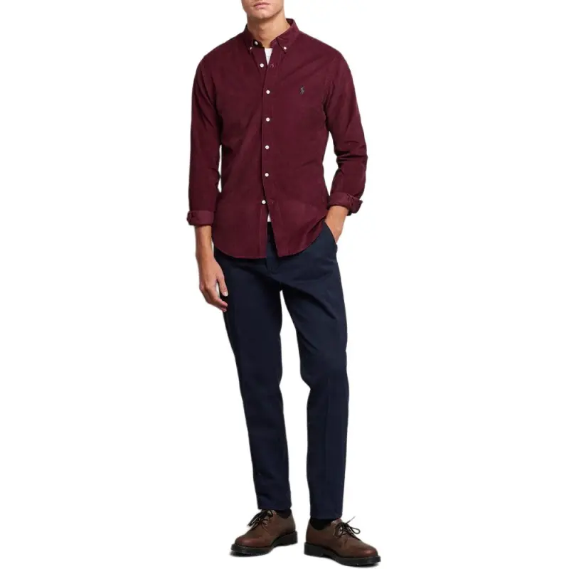 Polo Ralph Lauren Shirt Men's Burgundy-1