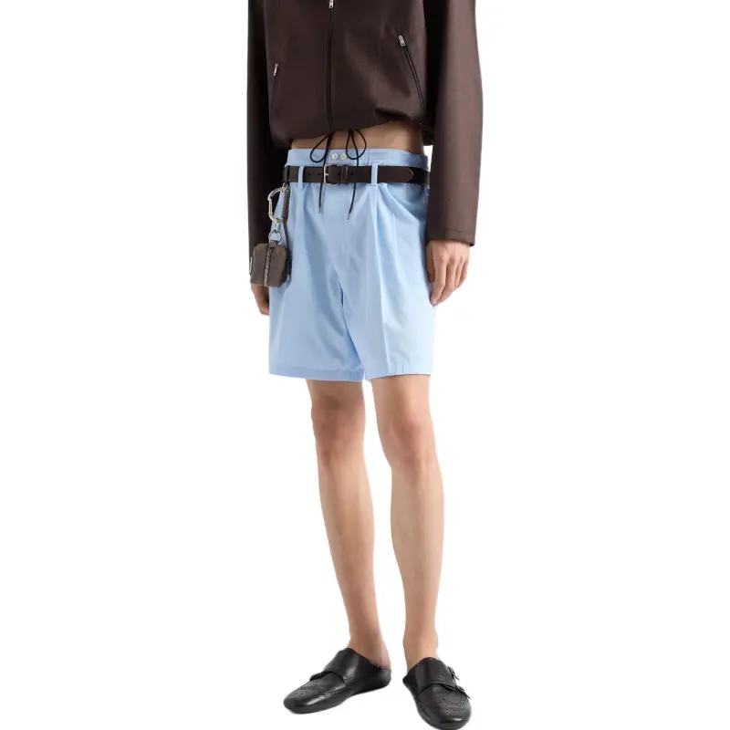 PRADA Casual Shorts Men's Sky Blue-1