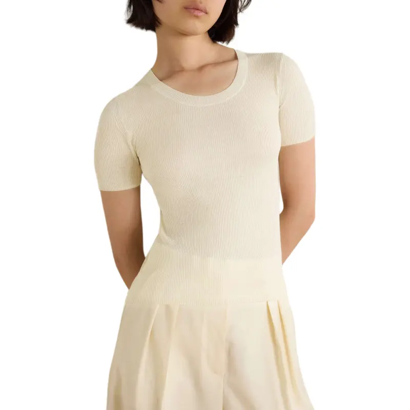 NILI LOTAN T Shirt Women's Ivory White-1